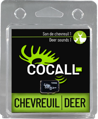 Cocall White-tailed deer card #1