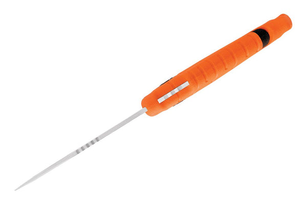 Buck pursuit pro lrg, fixed, orange molded handle 12751