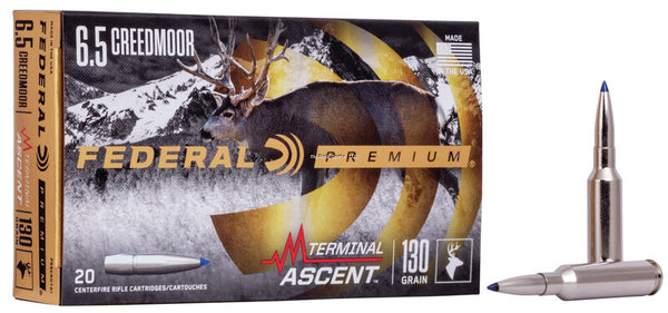 Federal Terminal Ascent, 6.5 CREED, 130 Grain