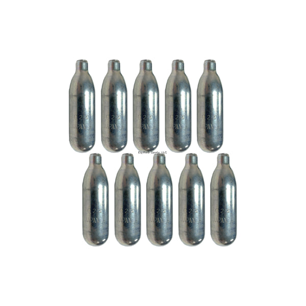 Byrna C8 Gram CO2 Cartridges Plus Oiler, Pack 0f 9 Plus 1 CO2 Oiler