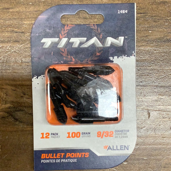 Allen 1464 9/32" Bullet Points 100Gr, 12 Pack