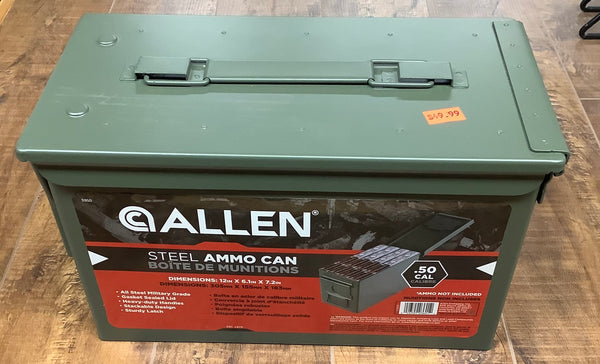 Allen .50 cal Steel Ammo Can