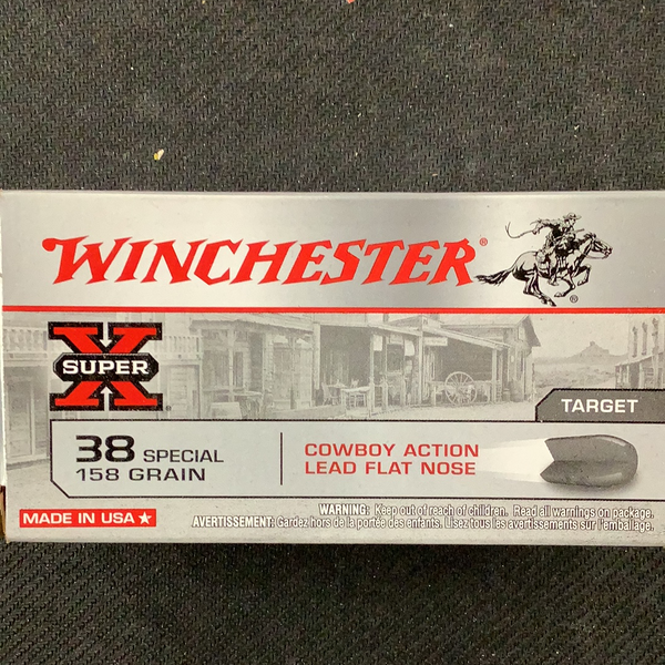 Winchester .38 Special 158gr LFN