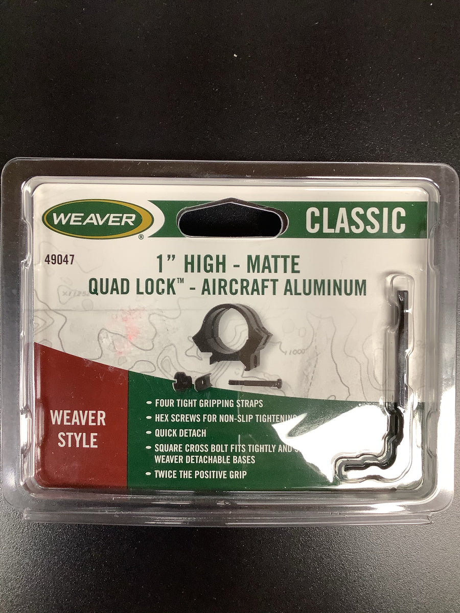Weaver 1” High Scope Rings 49047 Hunters Headquarters Canada