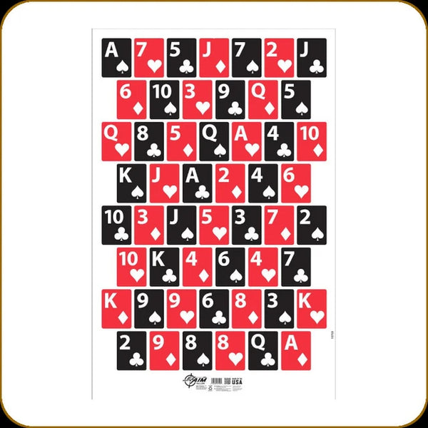 Allen - EZ Aim - Deck Of Cards Target & Backer - Corrugated - 23" x 35" - 15733