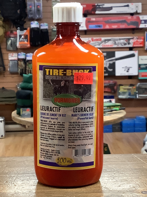 Tire-Buck moose urine