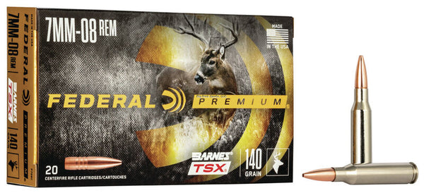 Federal Premium Barnes TSX, .7mm-08, 140 Grain