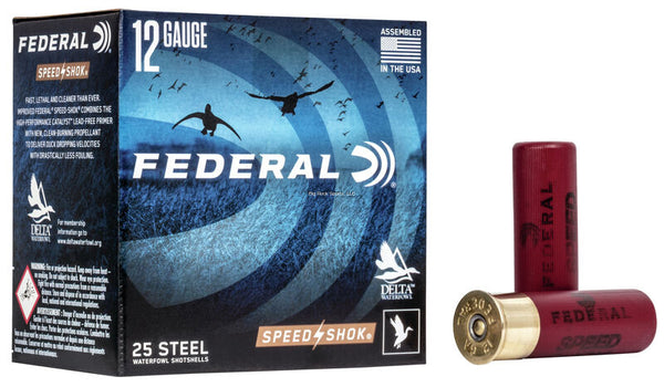 Federal BB Speed-Shok Waterfowl 12 GA, 3 in, No. BB, 1-1/8oz, 4.56 Dr, 1550 fps