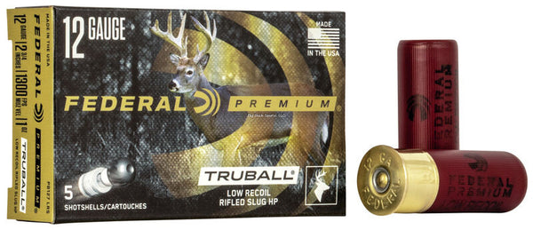 Federal Vital-Shok TruBall Rifled Slugs 12 GA, 2-3/4 in, 1oz, 3-1/4 Dr, 1300 fps