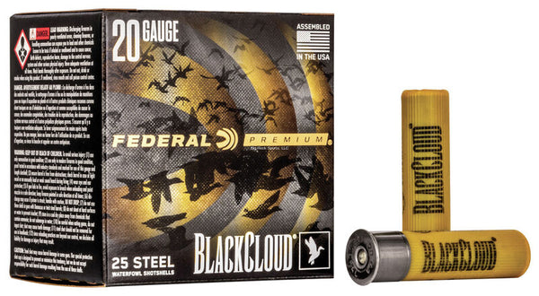 Federal Black Cloud Waterfowl Shotshell 20 GA 3" 1oz #2