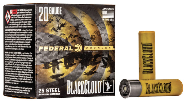 Federal Black Cloud Waterfowl Shotshell 20 GA 3" #1 1oz Steel