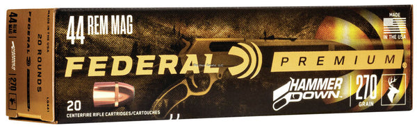 Federal Hammer Down 44 Mag, 270 Grain, 20 Round Box