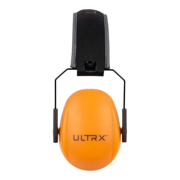 ULTRX Slim Profile Youth Passive Earmuff, Orange - 4172
