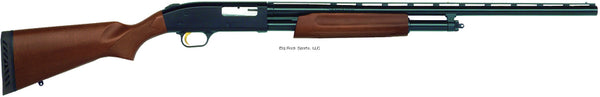 Mossberg 500 Field Pump 20 GA, RH, 26 in, Blue, Wood