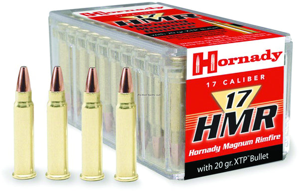 Hornady Rimfire Varmint Express 17 HMR, HP XTP, 20 Grains, 2375 fps, 50 Rounds