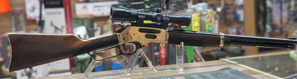 Henry 30-30Win, Brass Receiver and Vortex Diamondback 1.75-5x32 scope (New/Used)