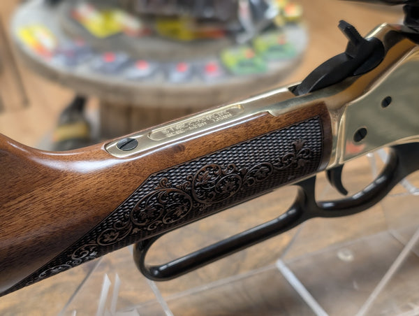 Henry 30-30Win, Brass Receiver and Vortex Diamondback 1.75-5x32 scope (New/Used)