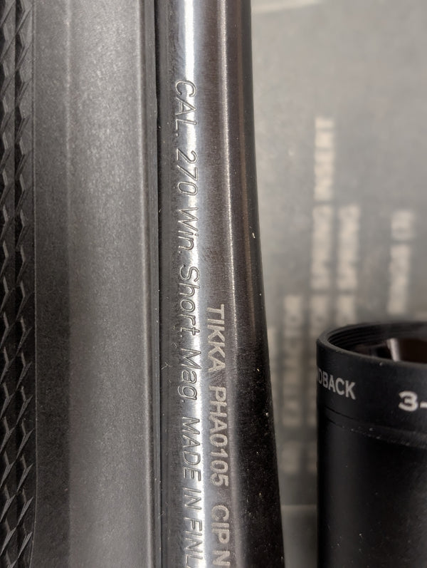 Tikka T3x Lite .270 WSM w/Vortex 3-9x40 Scope - Never fired - Selling as used