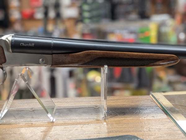 Churchill Silver SxS 12ga, 3", 20" (used)