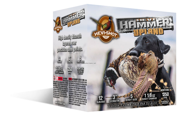HEVI-Shot HEVI Hammer Upland 12 Ga, 3", 1-1/8 oz, #5, 1350 fps, 25 Rnd