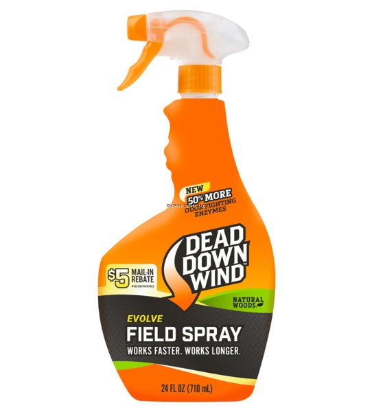 Dead Down Wind Evolve 3D+ Odor Eliminator Field Spray Natural Woods 24oz