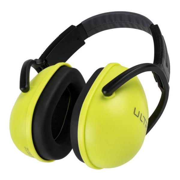 ULTRX Sound Blocker Youth Ear and Eye Protection Combo, Lime - 4176