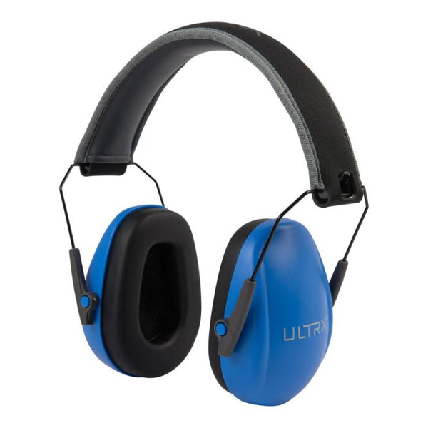 ULTRX Slim Profile Youth Passive Earmuff, Blue - 4175