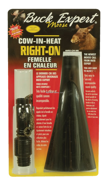 Buck Expert Right-On Cow In Heat Moose Call w/ Megaphone Horn