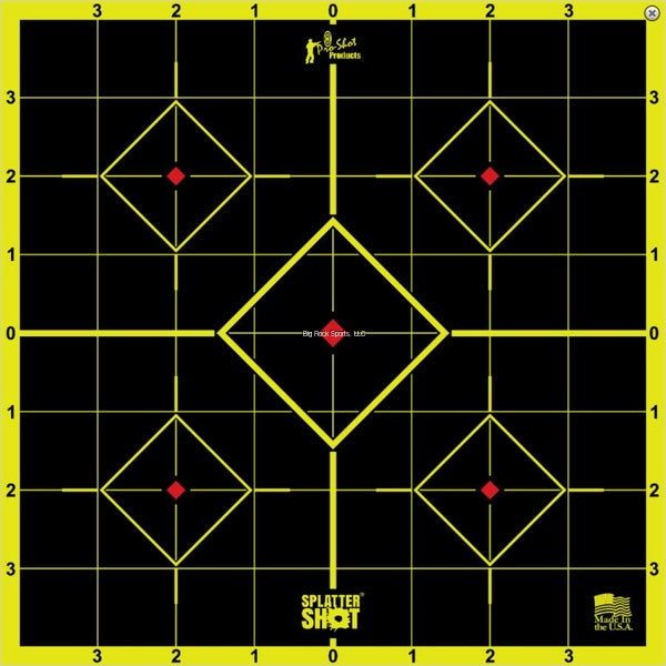 Pro-Shot Splatter Shot 8" Green Sight-In Target