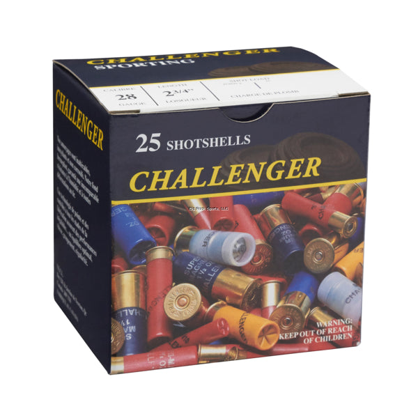 Challenger High Brass 1005 28 GA, 2-3/4 in, No. 6, 3/4 oz, 1330 fps