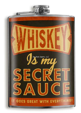 Lucky Jack Flask - Whiskey Is My Secret Sauce