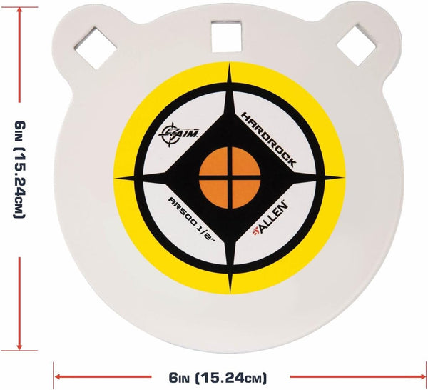 Allen Hardrock AR500 1/2 in GONG Target, 6 in