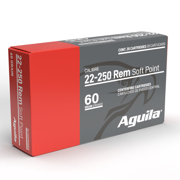 AGUILA 22-250 REM INTERLOCK 60GR by HORNADY