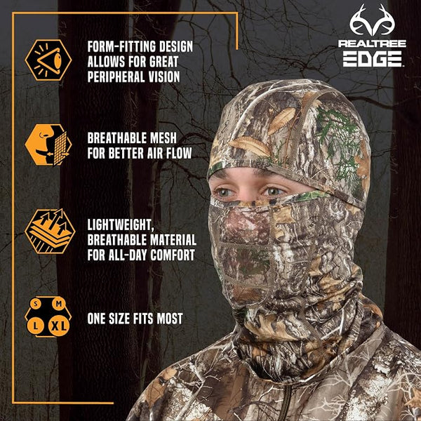 Allen Unisex-Adult Balaclava with Mesh - Mossy Oak