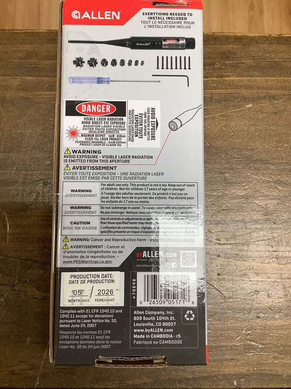 Allen X-Ring Laser Boresighter