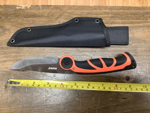 Ruko Fixed Blade Knife, with Saw RUK0134BZ