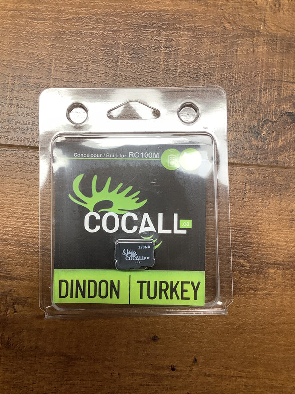 Cocall Canada Turkey Sounds card