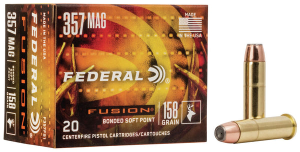 Federal .357 MAG 158 GR FUSION