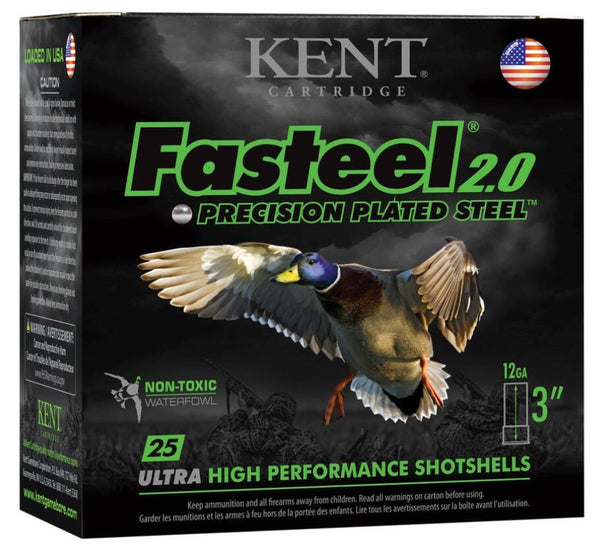 KENT FASTESTEEL 2.0 12GA 3”1 1/8 OZ #4