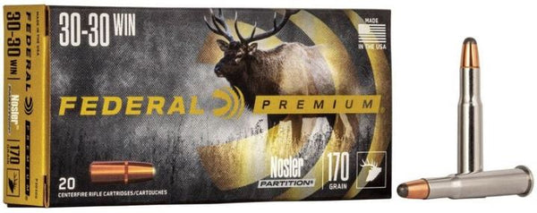 Federal Premium 30-30 WIN. 170GR NOSLER