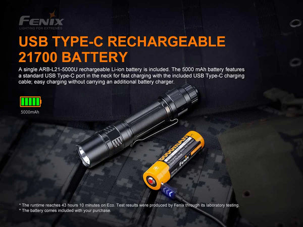 Fenix PD36 TAC Tactical Flashlight