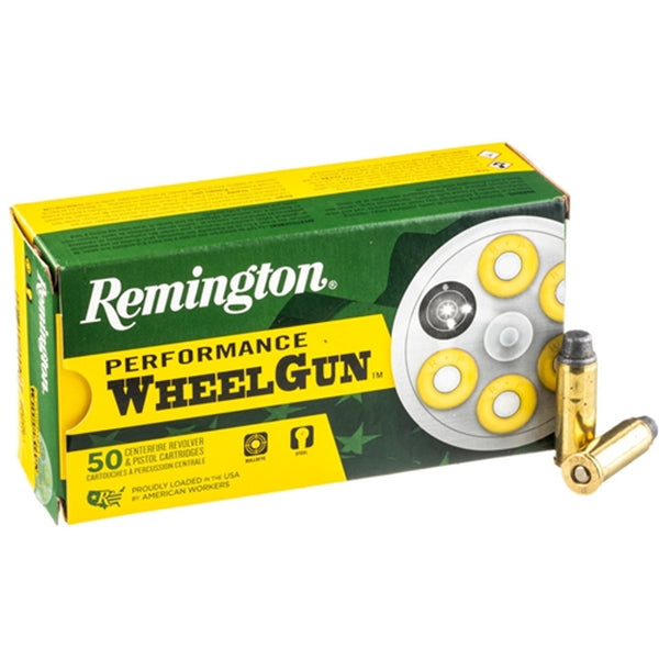 REMINGTON PERFORMANCE WHEELGUN 45 Colt 225GR Lead SWC