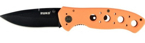 Ruko Folding Knife - Hunter Orange - RUK0075BZ