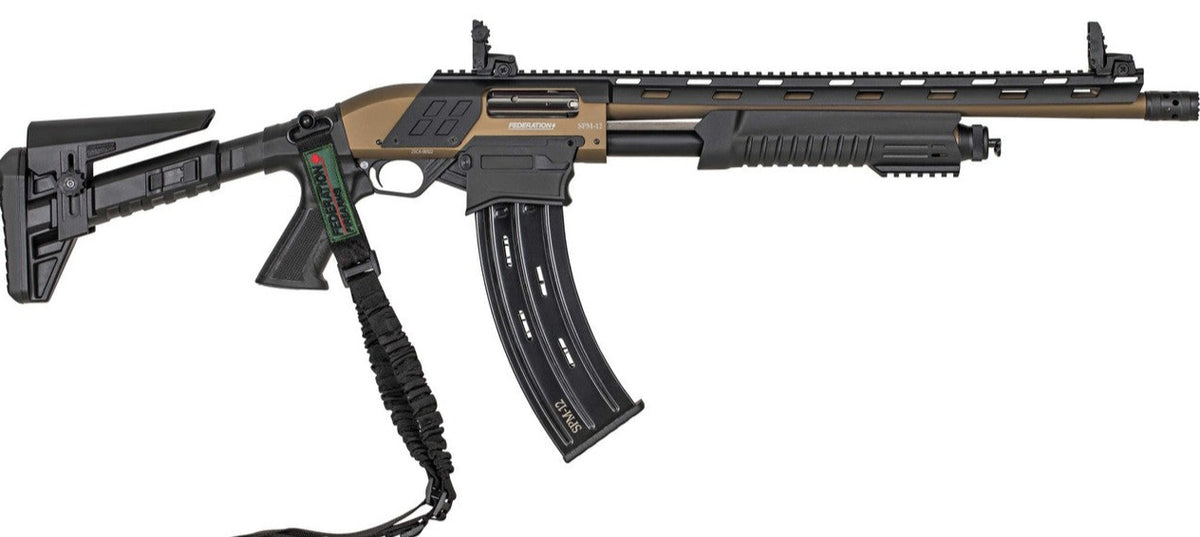 Federation Firearms SPM-12 Pump Shotgun 12 Gauge – Hunters Headquarters ...