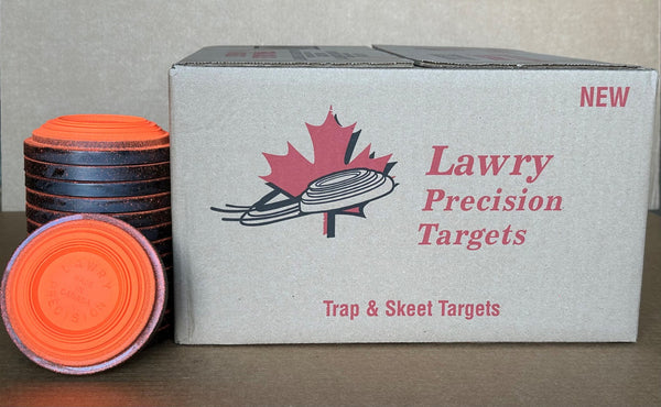 LAWRY PREMIUM CLAY TARGETS 135 PACK ORANGE