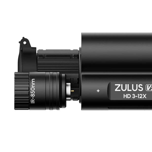 DNT ZULUS HD V2 3-12X Day & Night Vision Scope with Laser Rangefinder