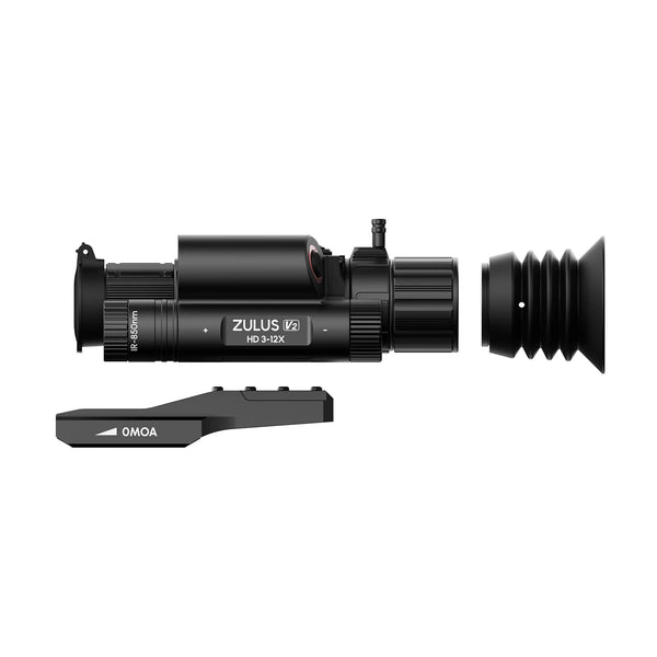 DNT ZULUS HD V2 3-12X Day & Night Vision Scope with Laser Rangefinder