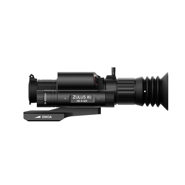 DNT ZULUS HD V2 3-12X Day & Night Vision Scope with Laser Rangefinder