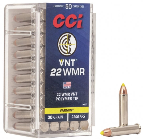 CCI 22 WMR 30GR VNT AMMO