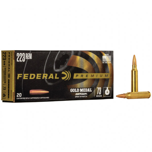 Federal 223 REM 73GR BERGER HYBRID BTHP AMMO